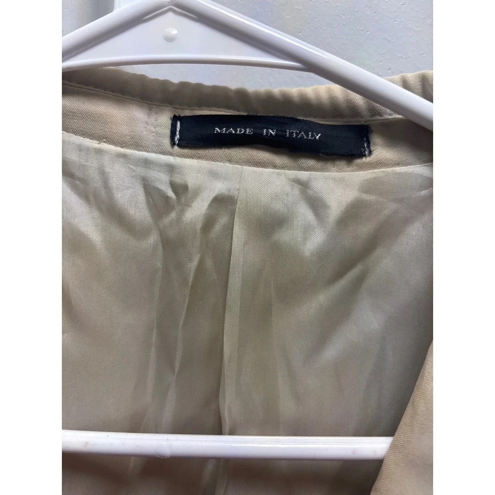 Emporio  Armani Made in Italy Blazer Sport Coat Mens39R Beige